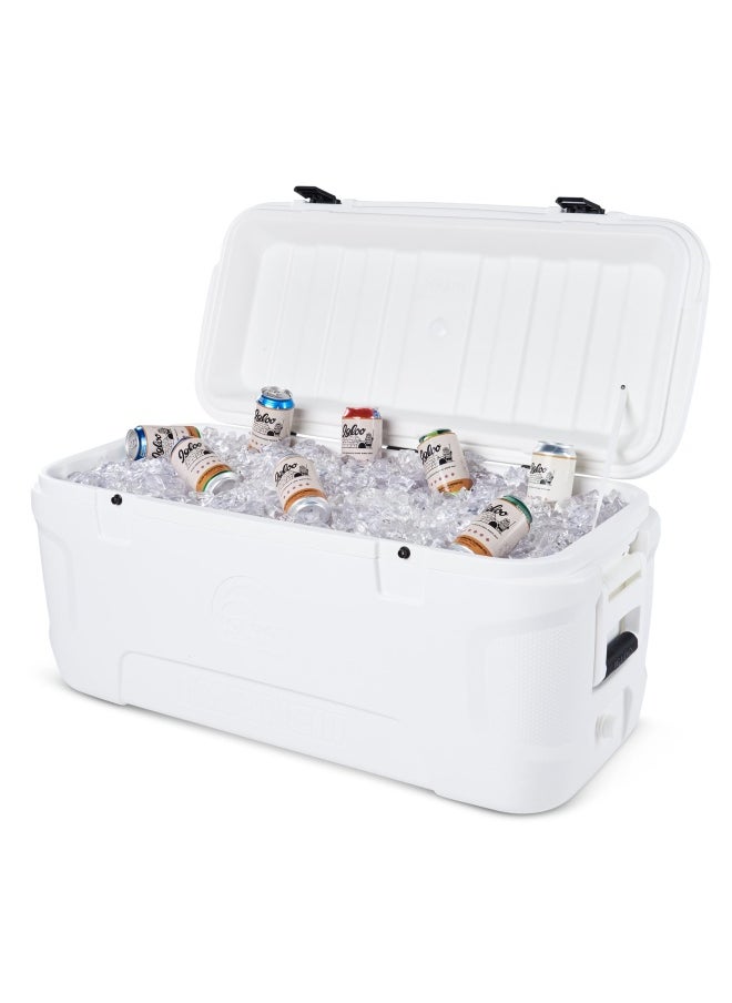 Igloo Marine Contour 120 QT White Cooler Box - White  - Image 4
