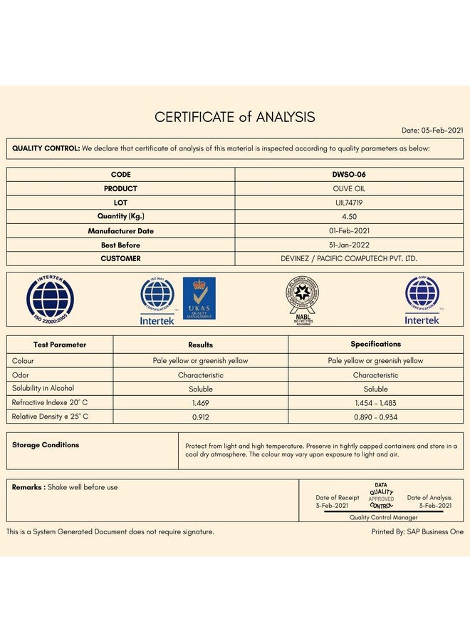 Devinez Olive Cold Pressed Oil (Jaitun Ka Tel), 250ml (NABL & IFRA Certified) with Flip-Top Cap and Hair Applicator - 100% Pure, Natural & Undiluted - Moisturizes Skin, Fights Signs Of Aging, Improves Skin Health, Hair Healthy - Image 3