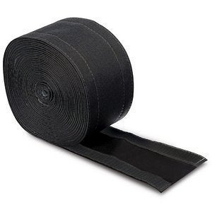 Electriduct 4" SafCord Carpet Cord Cover Strip Secure and Hide Floor Cables and Wires - 30 Feet - Black | Works only on Commercial Carpet, Barber and Loop Style Rugs - Image 1