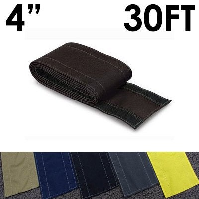 Electriduct 4" SafCord Carpet Cord Cover Strip Secure and Hide Floor Cables and Wires - 30 Feet - Black | Works only on Commercial Carpet, Barber and Loop Style Rugs - Image 2