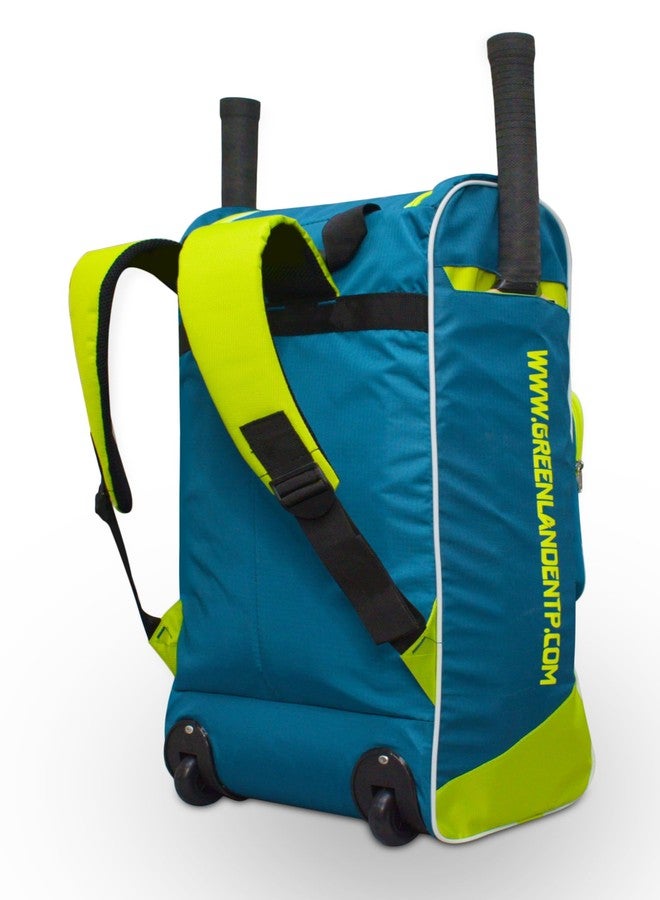 GLS SKYBOLT Duffle Cricket KIT Bag with Two BAT Pocket with Wheels - Image 2