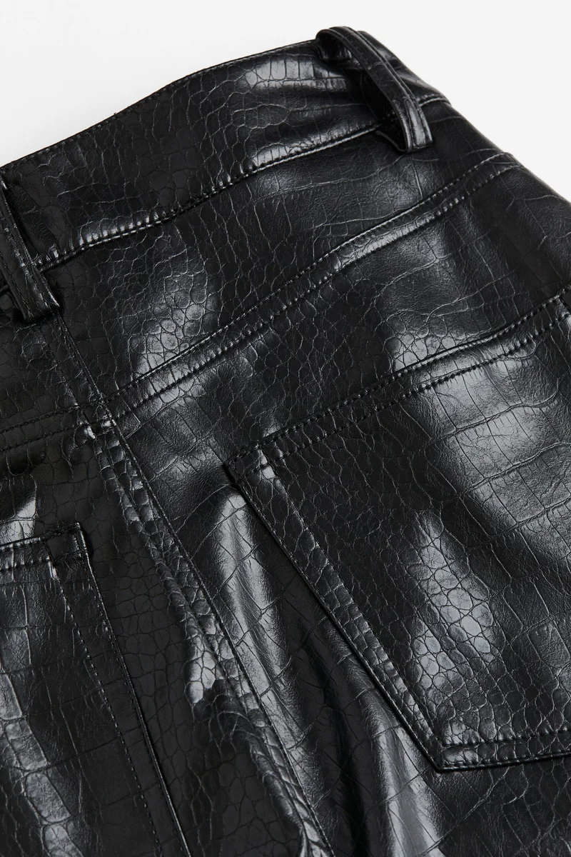 H&M Pu High Waist Pants