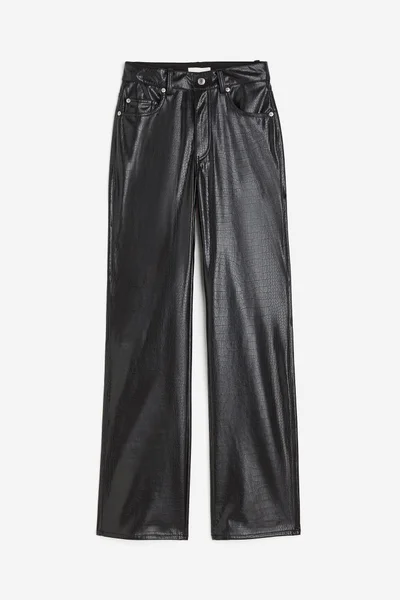 H&M Pu High Waist Pants