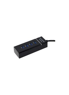 ماركة غير محددة موزع يو اس بي 4 مداخل - 303، خامات متعددة، أسود، usb  - Image 1