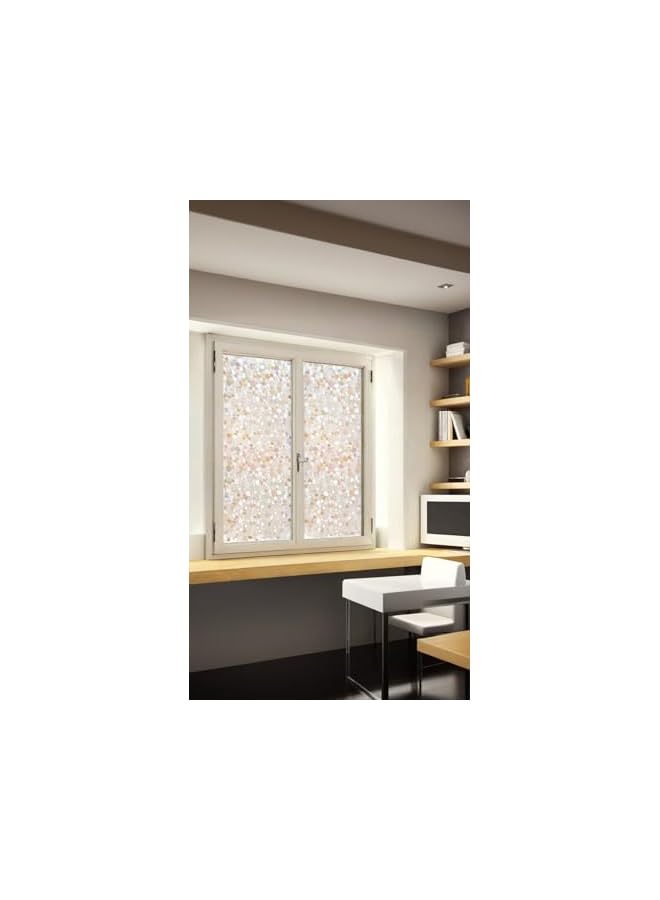 The Bros Decorative Window Privacy Film - 3D Static Cling, No Glue, Removable, Anti-UV - Ideal for Home and Office - Size: 60 x 200cm - Image 3