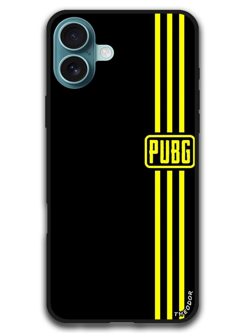 Theodor Protective Case Anti Scratch Shock Proof Bumper Cover For iPhone 16 Plus (6.7)-inch Pubg Logo - Image 1