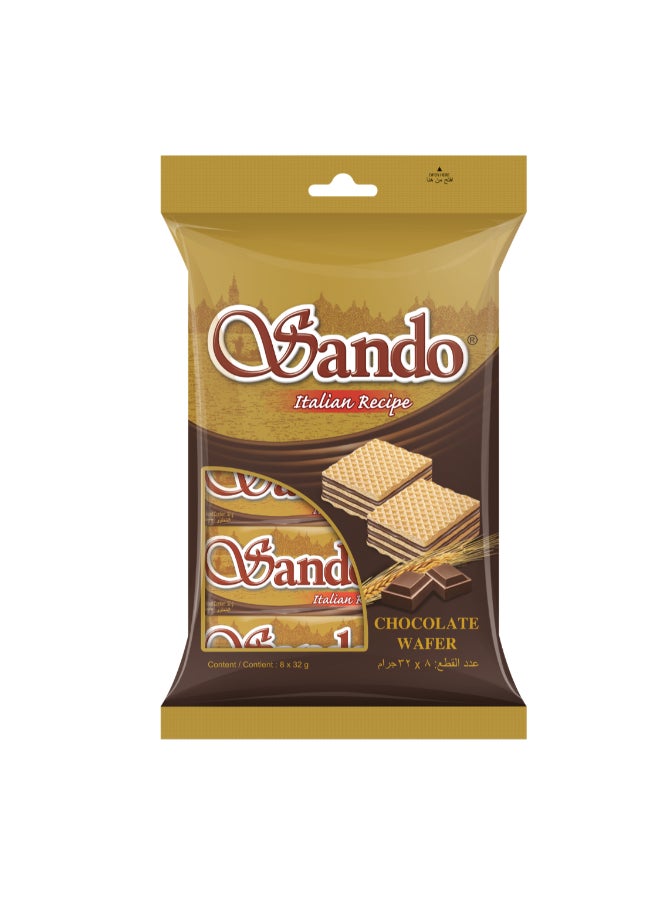 Sando Chocolate Wafers 8x32g - Image 1