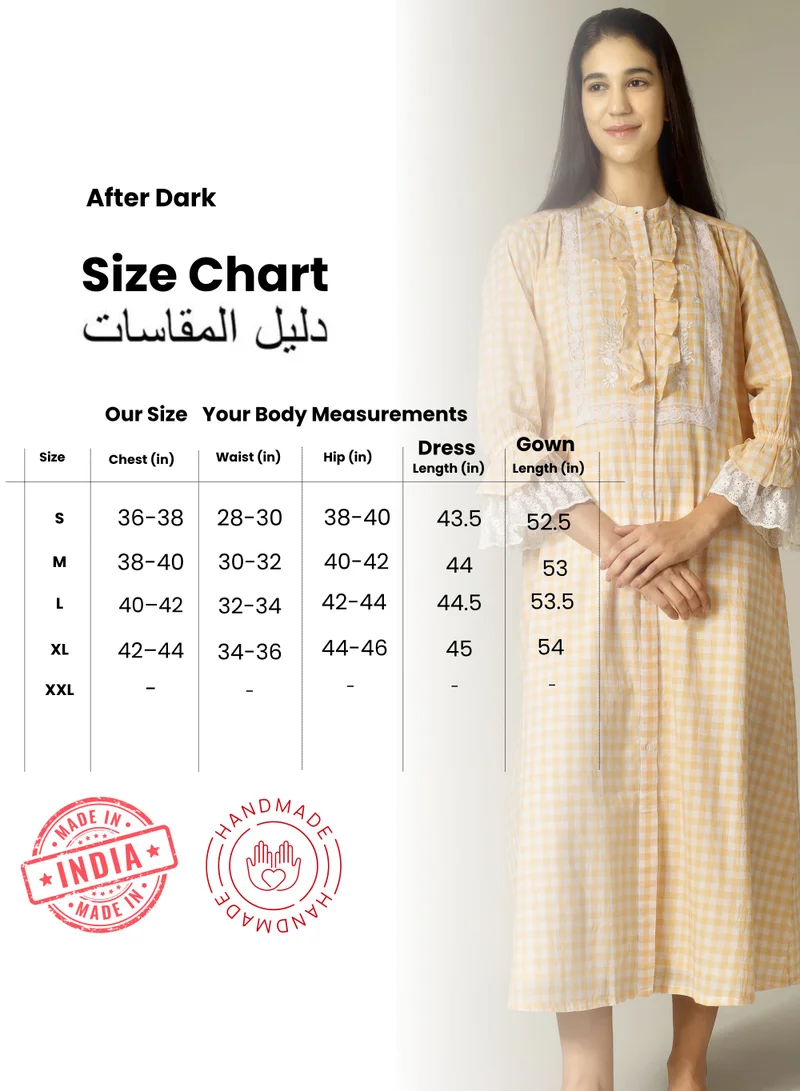 افتر دارك بيث، قميص نوم و روب مطرز