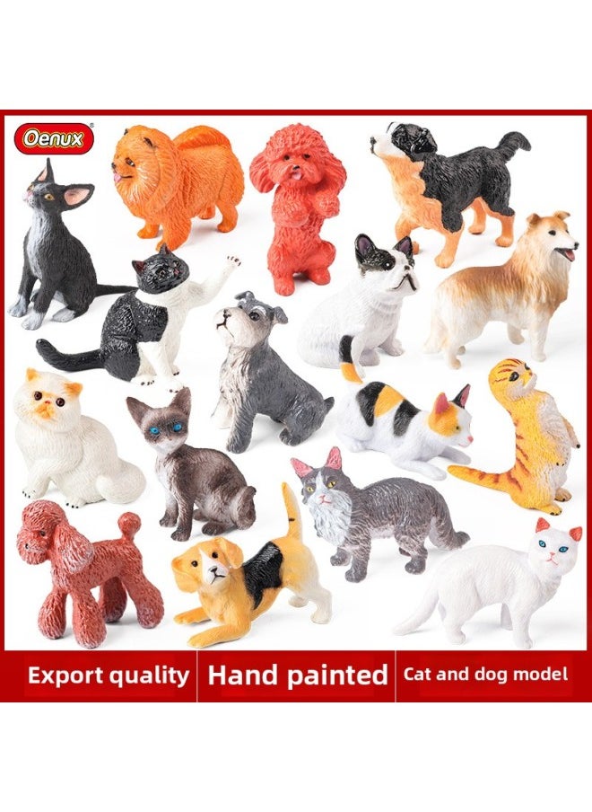 Simulation Animal Cat Dog Model Bully Teddy Shepherd Mountain Dog Persian Muppet Short-hair Cat Toy Suit-Color:Zz Deep Sea Fish 6 Styles Set + Jct [py] Mini Dolphin 6 Styles
