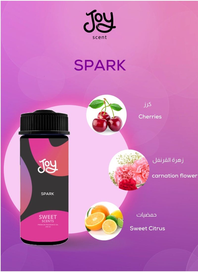 Joy Scent SPARK fragrance oil bottle 100ml  - Image 4