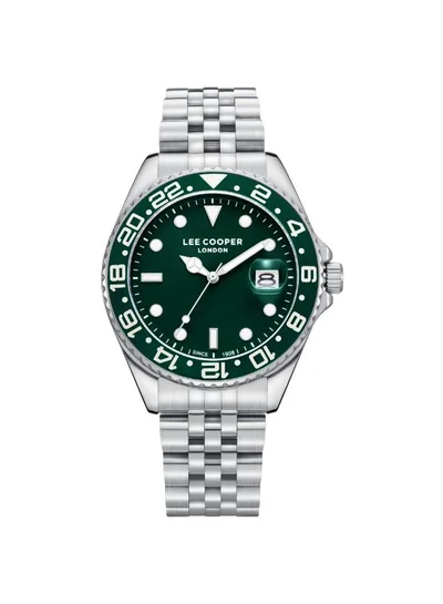Lee Cooper Men's Analog Display Watch With Silver Metal Strap - LC08142.370