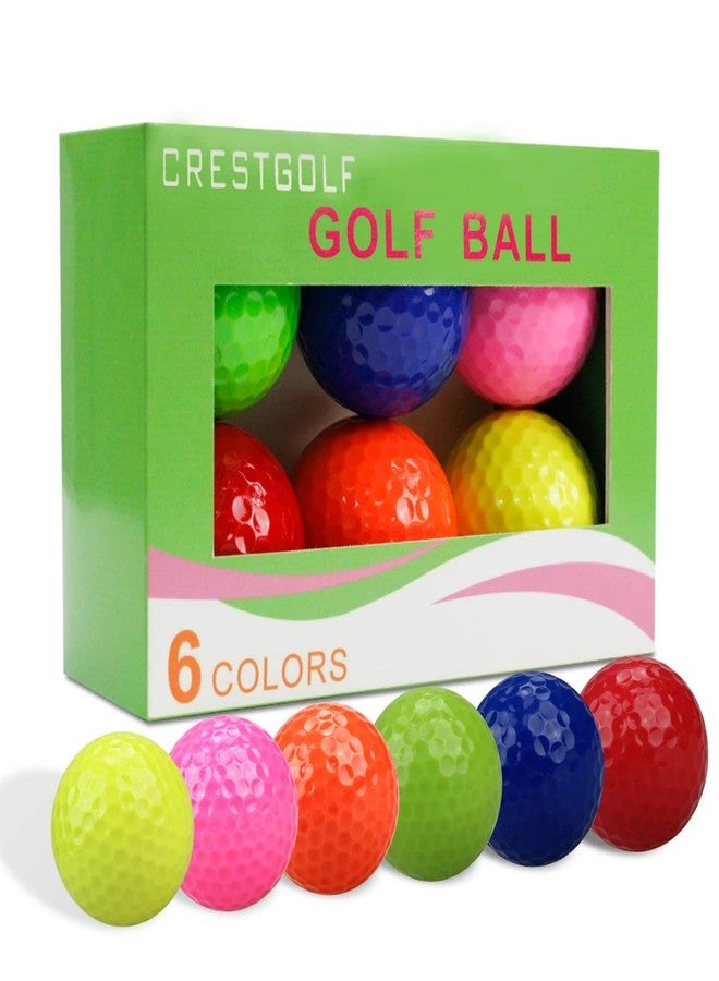 Crestgolf Colored My Class Golf Balls Pack of 6 - Image 1