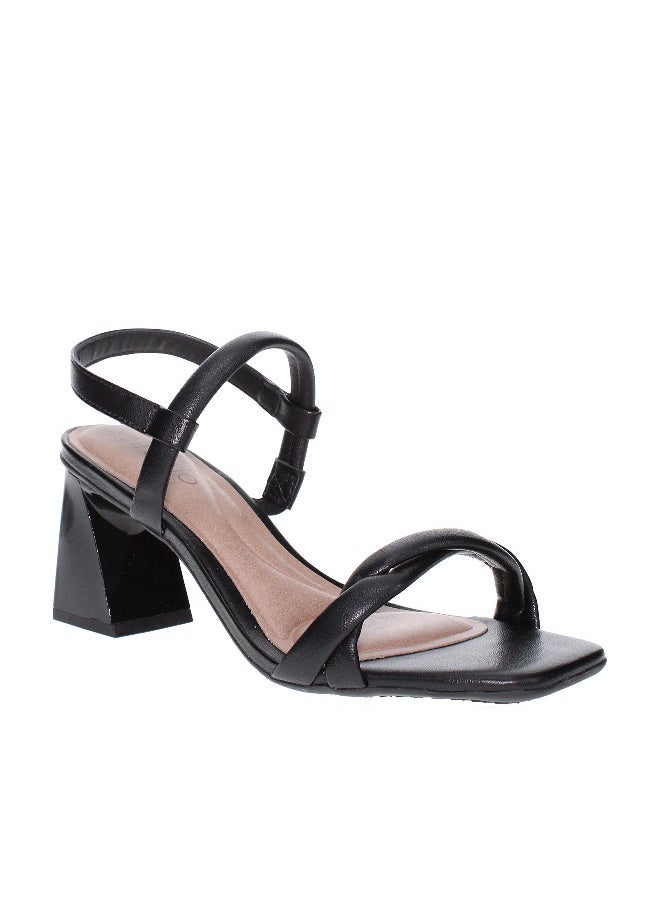 Beira Rio - Beira Rio Ladies Sandals With Back Strap Black | Made In Brazil - Image 1