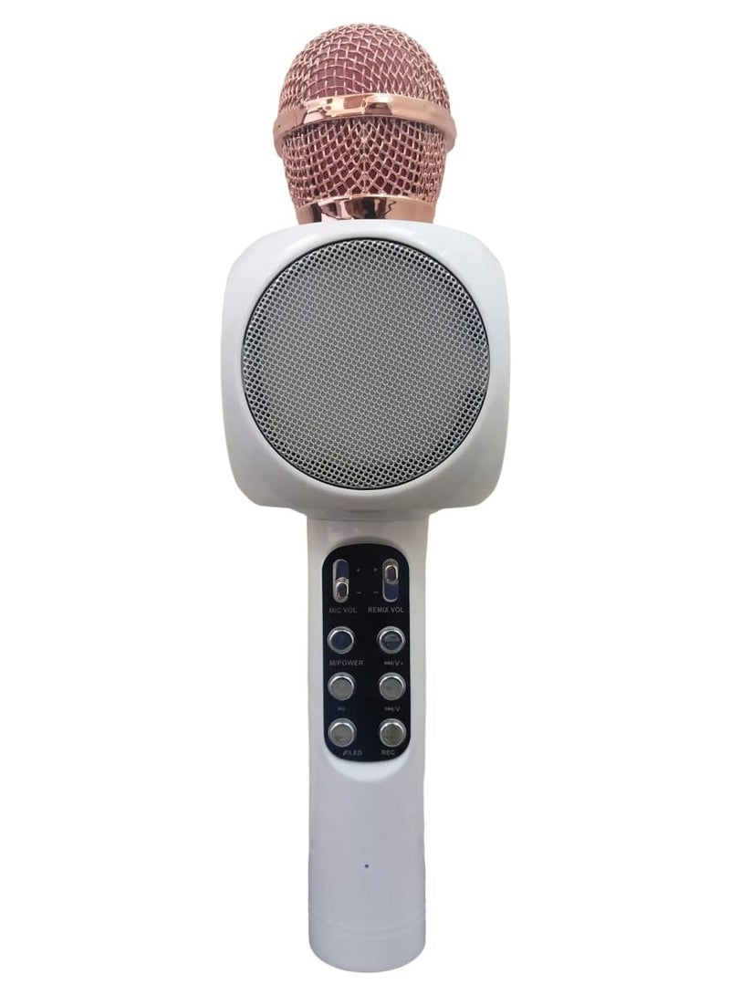 Advanced Multifunctional Wireless Bluetooth Portable Karaoke Singing Microphone Speaker  - Image 1