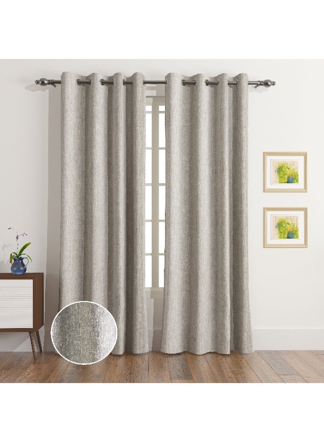 Home Box Splendour 2-Piece Blackout Lined Curtain Set 140 x 240 cm - Image 1