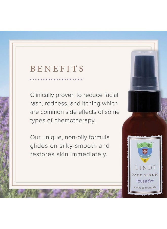 Lavender Face Serum Ultimate Moisture And Comfort To Restore Your Skin Immediately Reduce Facial Rash Redness And Itching Relieves Uncomfortable Effects Of Chemo Rash(1 Fl Oz)