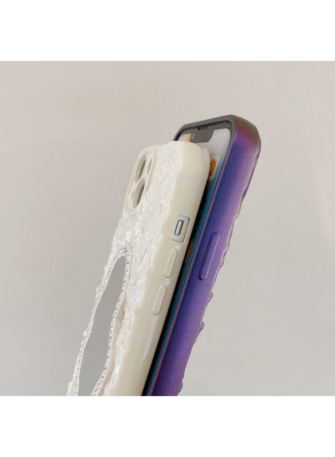 اس-توب جراب لهاتف iPhone 11 مصنوع من مادة TPU ذات ملمس وردي ومرايا - Image 5