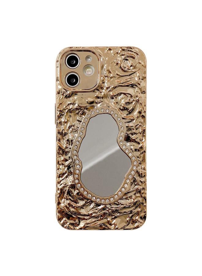 اس-توب جراب لهاتف iPhone 11 مصنوع من مادة TPU ذات ملمس وردي ومرايا - Image 1