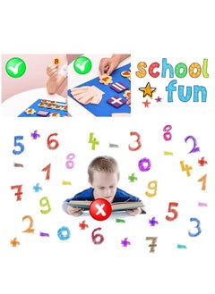 بيوينتي Felt Board Finger Numbers Counting Toy, Number Counting Toy for Kids, Children Teaching Aids Children Early Education Toys Felt Hand Number Math Toy  - Image 5