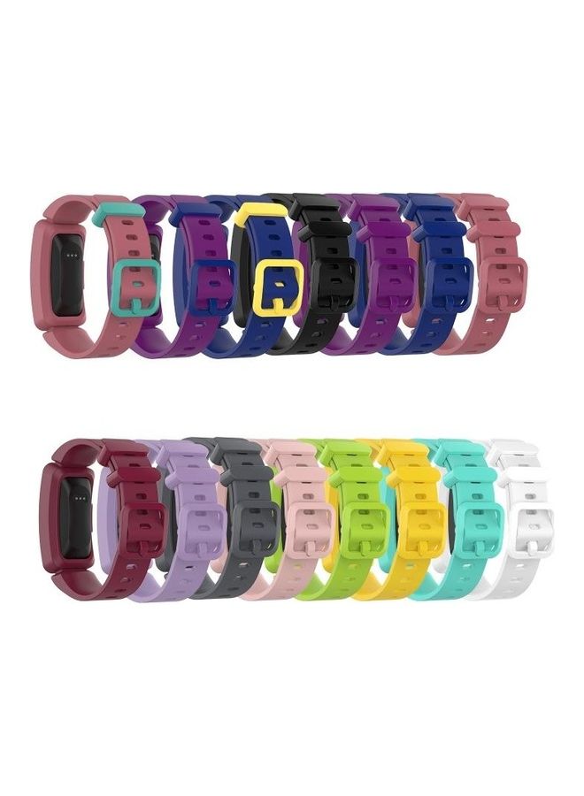NIBEMINENT Smart Watch Silicon Wrist Strap Watchband for Fitbit Inspire HR White - Image 5