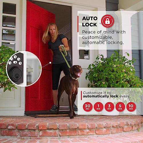 Kwikset Powerbolt 240 5-Button Keypad Venetian Bronze Traditional Electronic Deadbolt Door Lock, Featuring Convenient keyless Entry, Customizable User Codes and auto Locking - Image 5