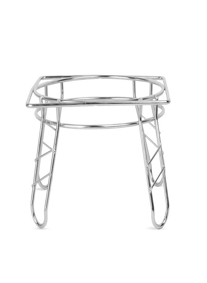Gcrox Stainless Steel Matka Stand for Kitchen, Pot Rack, Water Pot Stand, Terracotta Water Dispenser Stand, Countertop Pot Stand, Utensils Racks for Home Kitchen - pk1 - Image 5