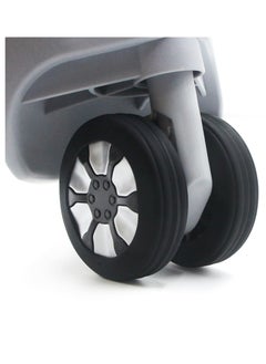 Luggage Wheel Covers for Suitcase, 8 Pack Luggage Wheel Protector Covers for most 8-spinner Wheels, Carry on Luggage, Made of Food-Grade Silicone Material, Unique Wave Pattern Design