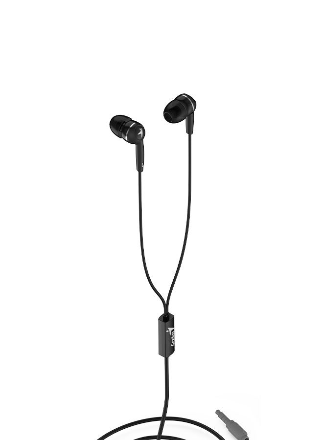 جينيس سماعات أذن جينيوس HS-M320 سوداء داخل الأذن مزودة بميكروفون مدمج - Image 4