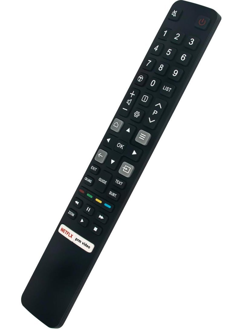 PopZa Replacement Remote Control RC802NU YUI1 Fit for TCL 4K TV 32ES570F 32S5200 32S5400A 32S5400AF 32S5400AFK 32S5400AK 32S6200 40S5200 40S5400A 40S5400A S62000 43C635 43P635 43P638 43P735 50C635 with battery - Image 3