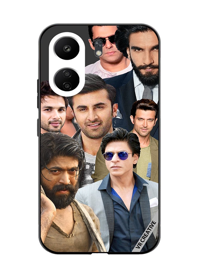 VR CREATIVE Protective Case Cover For Xiaomi Redmi 13C Bollywood Actors Design Multicolour - Image 1