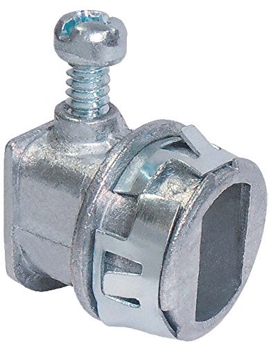 SIGMA ENGINEERED SOLUTIONS ProConnex C-560 Snap Lock AC/MC Connector 3/8" Silver, 25-Pack - Image 1
