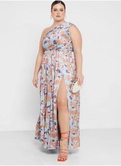 Anaya with Love Curve One Shoulder Printed Dress  - Image 4