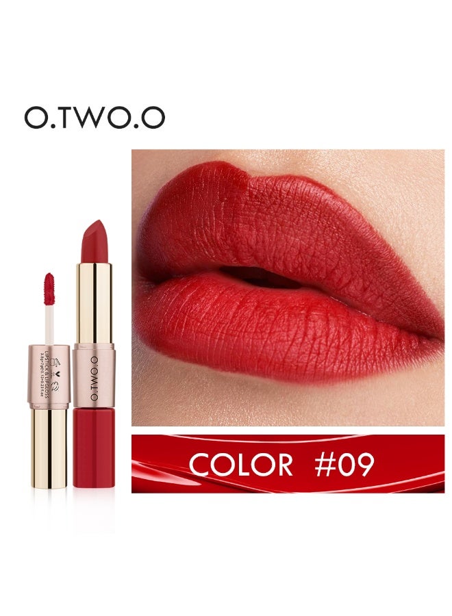 OTWOO O.TWO.O Velvet Matte Lip Gloss – Double-Head Long-Lasting Liquid Lipstick (#05) - Image 5