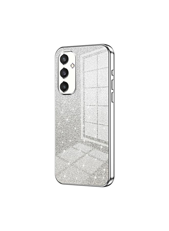 S-TOP Case For Samsung Galaxy S25 5G Gradient Glitter Powder Electroplated Phone Case - Image 1