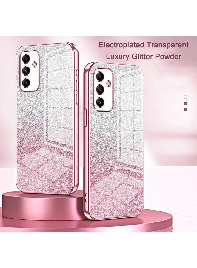 S-TOP Case For Samsung Galaxy S25 5G Gradient Glitter Powder Electroplated Phone Case - Image 3