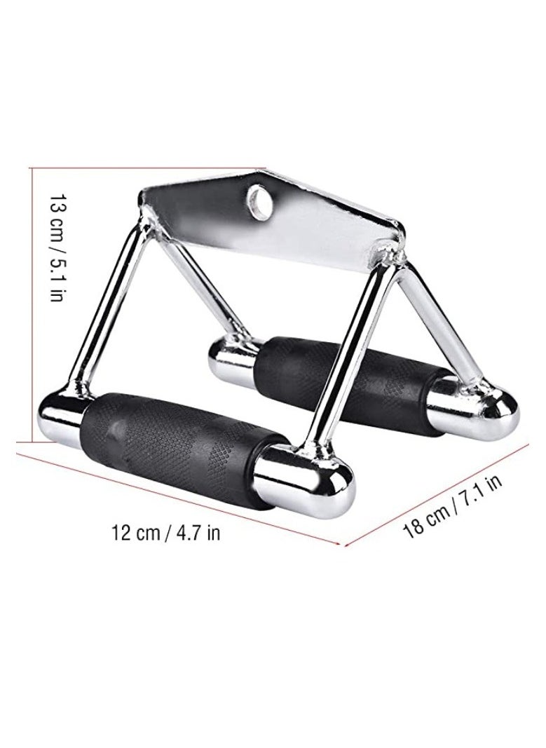 Generic - Durable Steel Chinning Triangle Bar Handle Gym Training Exercise Cable Attachment - Image 1
