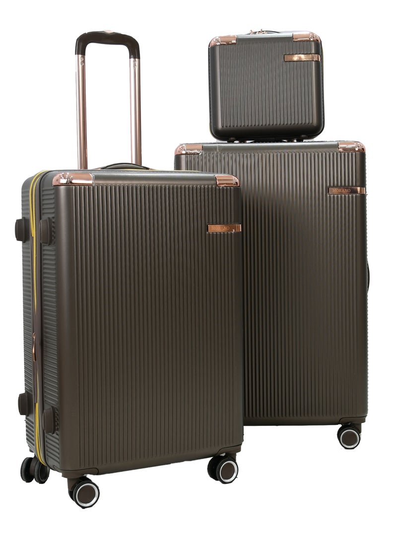 مورانو شنط سفر من مورانو مكون من خمس قطع لون ( كـوفي ) - Image 3