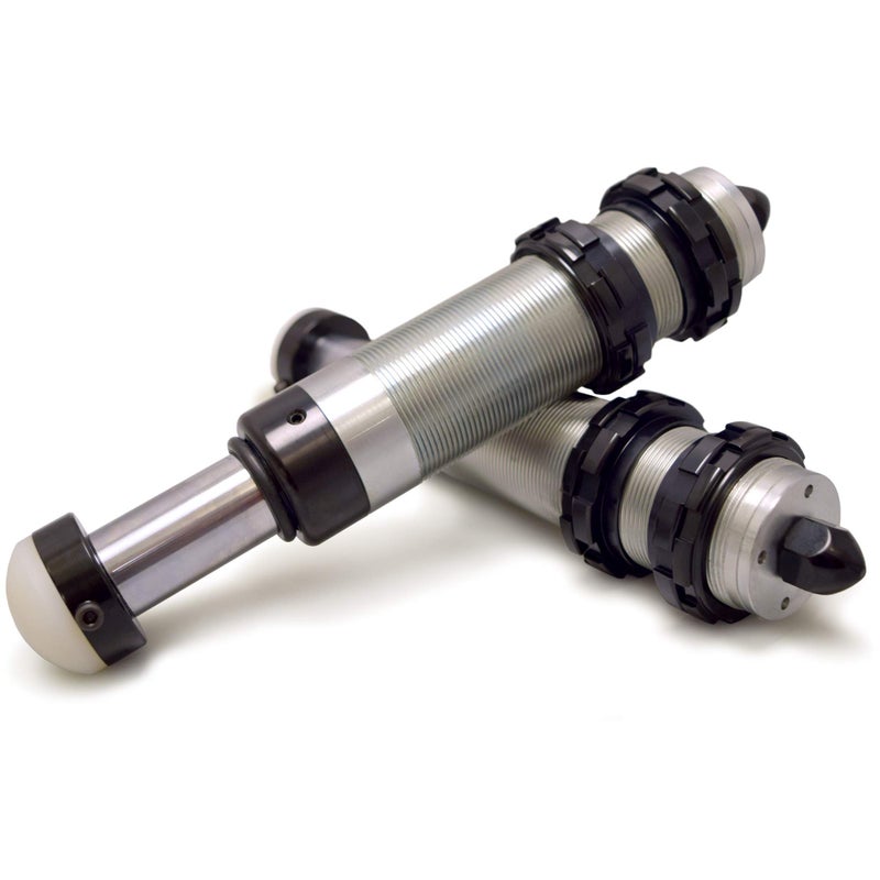 DV8 Offroad Front Hydraulic Bumpstop Upgrade Kit for Wrangler JK JL Gladiator JT Silver Finish