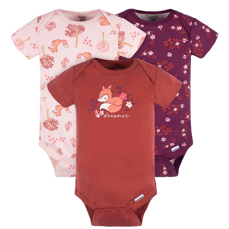 Gerber Baby Boys 12 Piece Layette Gift Set, Purple Fox, 6-9 Months - Image 2