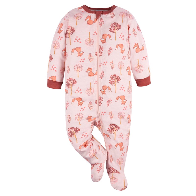 Gerber Baby Boys 12 Piece Layette Gift Set, Purple Fox, 6-9 Months - Image 3