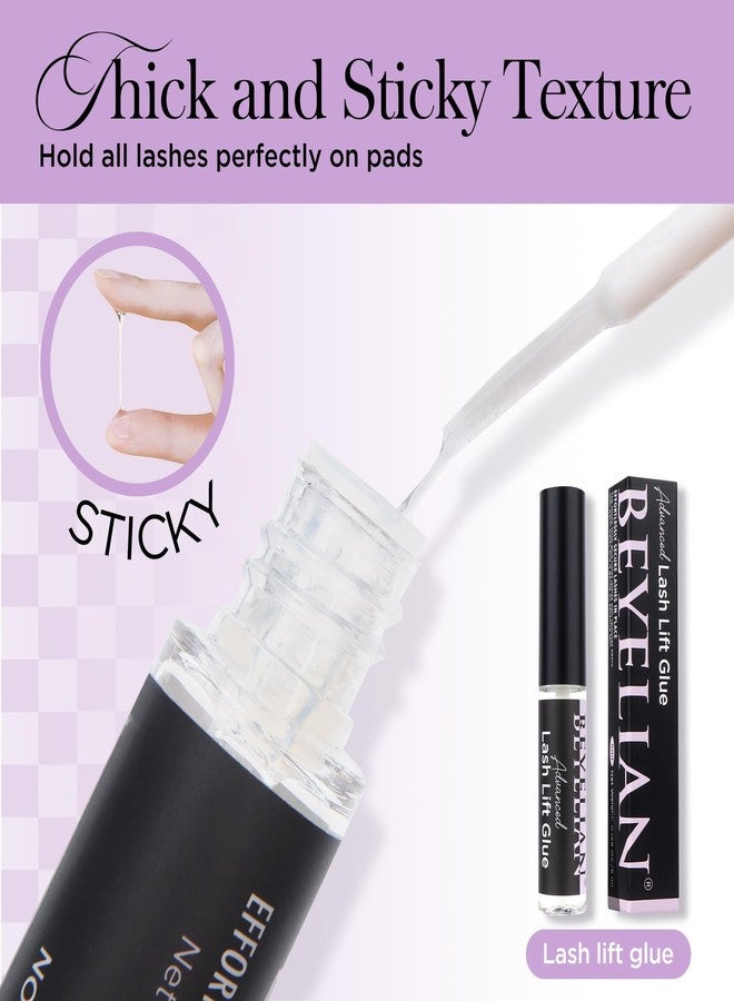 BEYELIAN Lash Lift Glue, Lash Lift Adhesive,Lash Perm Glue Strong Sticky Eyelash Dissolves Quickly in Water, No Irritation and Odorless,5ML - Image 2