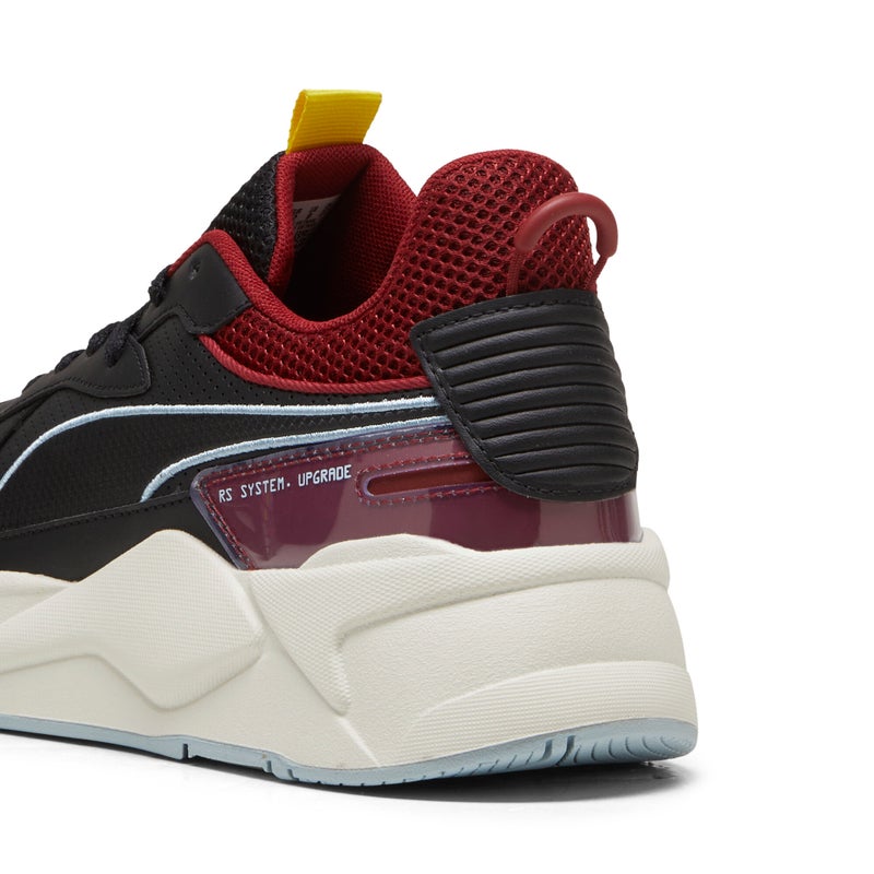 PUMA Scuderia Ferrari RS-X Mens Black Burgundy Sneakers - Image 5