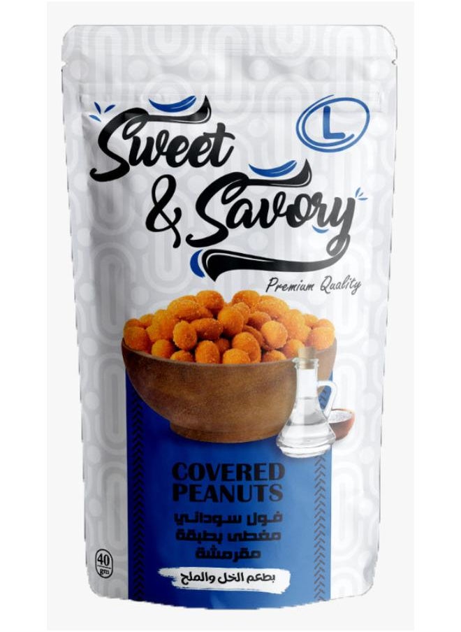 Sweet & Savory Covered Peanut With Vinegar And Salt Flavour- 40 Gram 
