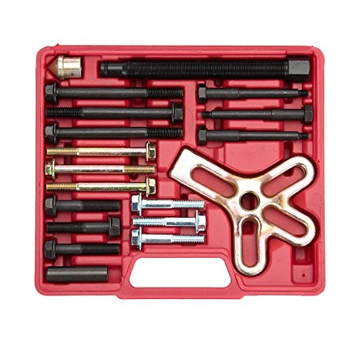 OEMTOOLS 27187 Harmonic Balancer Puller Kit, Removes Harmonic Balancers, Dampers, Pulley Puller, Puller Tool for Use with GM 3300 & 3800 V6 Engines, Includes Metric and SAE Bolts - Image 1