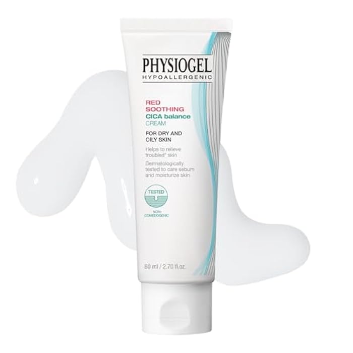 Physiogel Moisturizer Cream, Korean skin care, Soothes Irritation & Redness while Controlling Sebum, Cica, PEA, Niacinamide, Panthenol, Non-Comedogenic, Dermatologist-Tested, Lightweight Cream. - Image 1