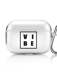 Classic Clear printed Case for Apple AirPods Pro 2nd Generation Thin Transparent Cover [Designed for Apple AirPods Pro 2nd Generation] - Vibe