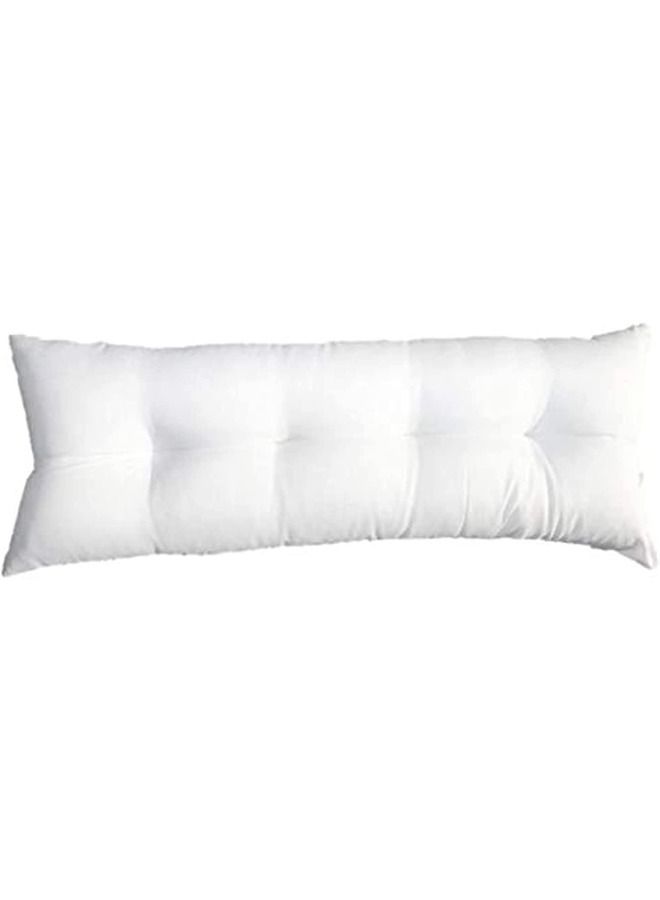 Loose Fiber Long Pillow 40 x 180 cm White