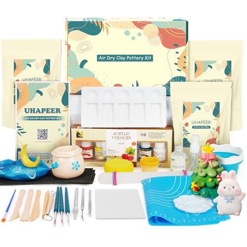 UHAPEER Air Dry Clay Kit for Adults view 2