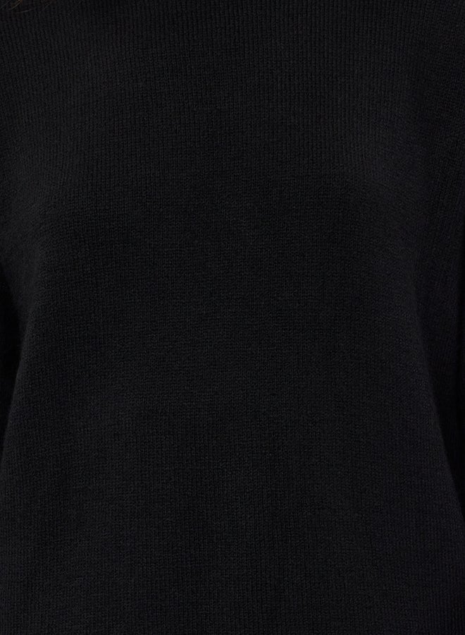 trendyol Black High Collar Knitwear Sweater - Image 3