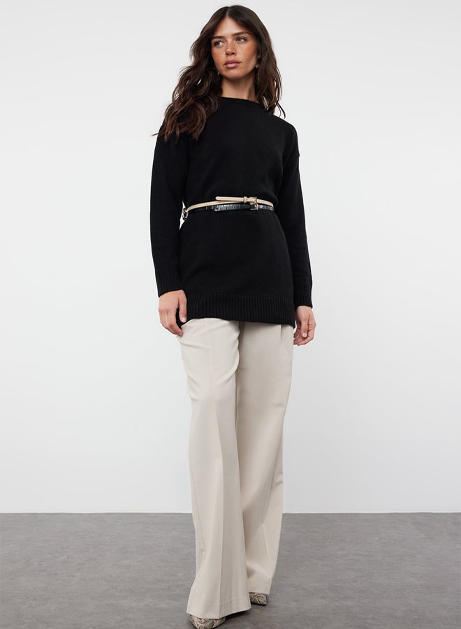 trendyol Black High Collar Knitwear Sweater - Image 1